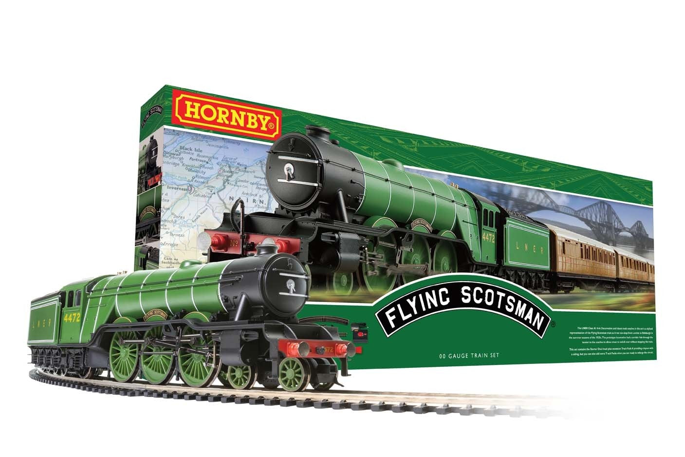 Hornby R1255M OO Flying Scotsman Train Set