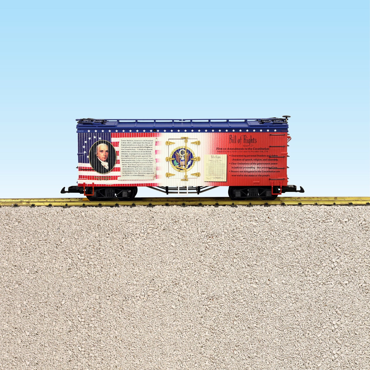 USA Trains R16060 G Bill of Rights Patriotic Car