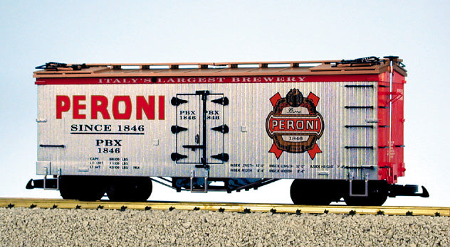 USA Trains 16267 G Peroni Birra Woodside Reefer Car #