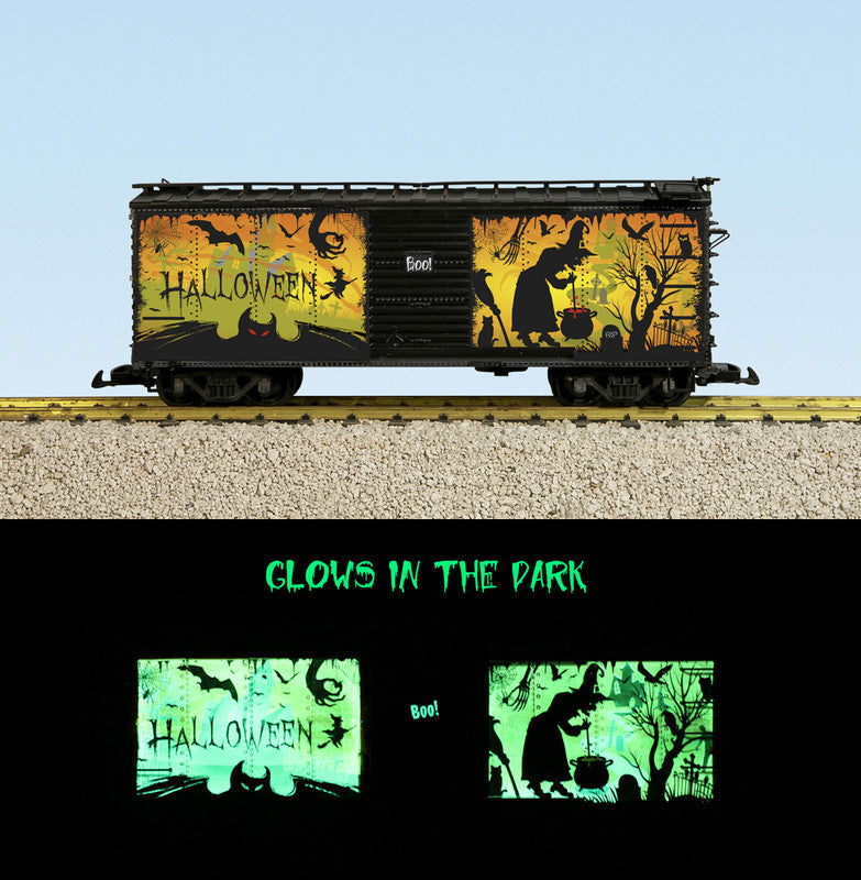 USA Trains R19144 G Witch's Brew Halloween "Glow In The Dark" Boxcar