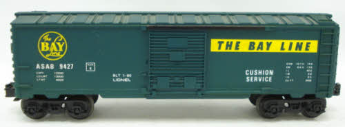Lionel 6-9427 O Gauge Bay Line Boxcar