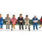 USA Trains R320 G 1920's Passenger Seated Figure Set #1 (Set of 7)