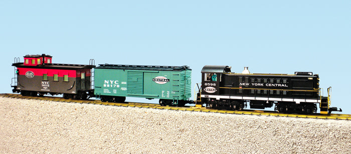USA Trains R72402 New York Central G Gauge S4 Diesel Locomotive Freight Set