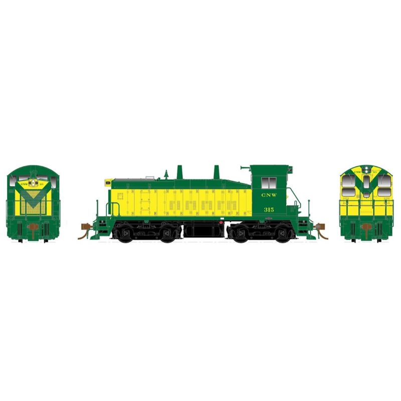 Rapido Trains 27509 HO Chicago & North Western SW1200 Diesel #1211 w/DCC