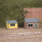 Ratio 237 N Scale Lineside Huts (Pack of 2)