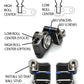 Exotek Racing 2363 1:10 RC10/RC10 4WD Adjustable Classic HD Rear Hubs