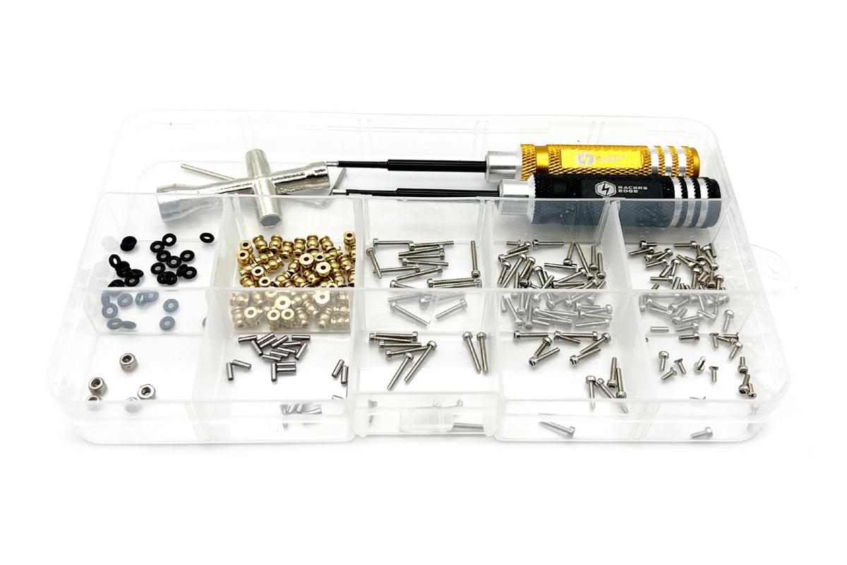 Racers Edge 7759 Axial SCX24 Tool Box Set with Machined Tools