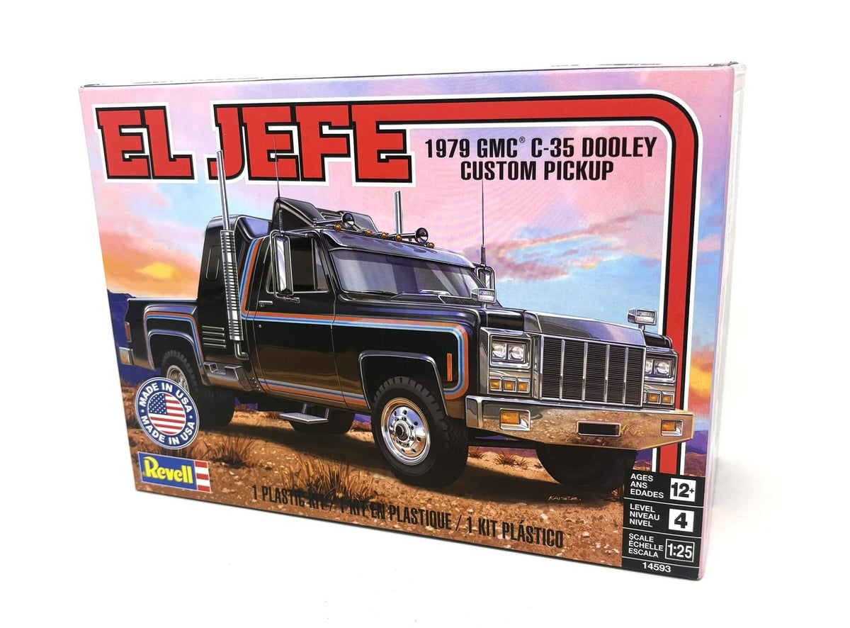Revell 14593 1:25 1979 GMC C-30 Dooley Pickup "El Jefe" Plastic Model Kit