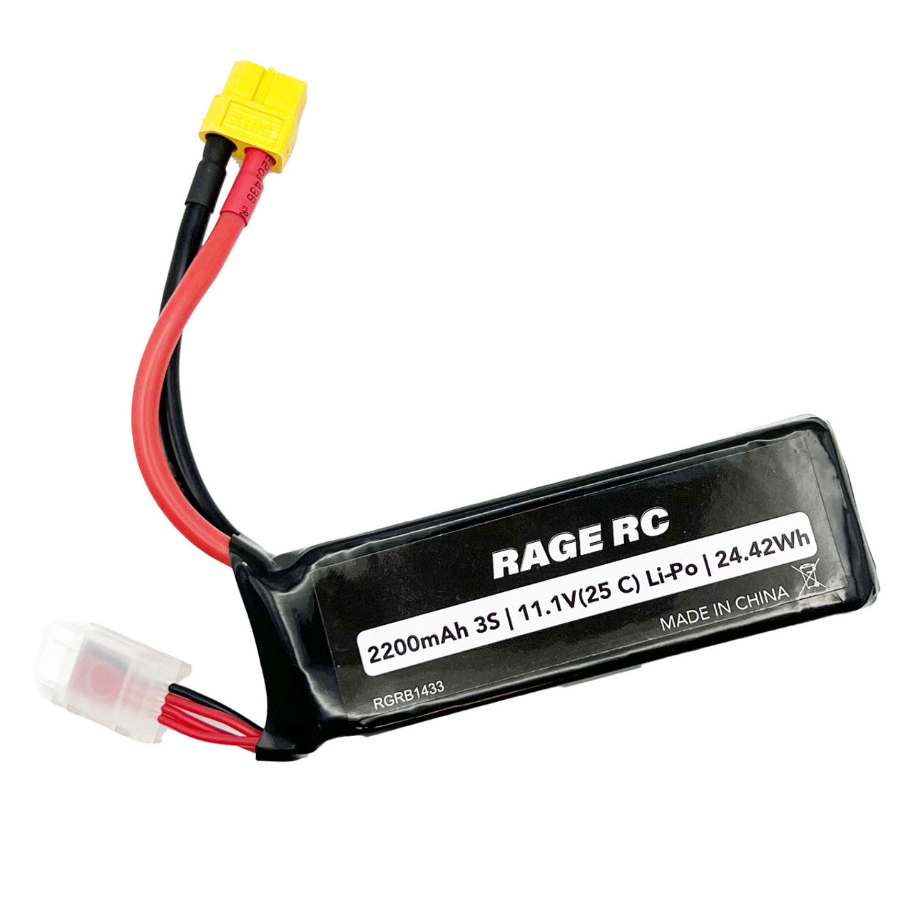 Rage R/C B1433 Black Marlin EX Brushless 11.1V 2200mAh LiPo Battery