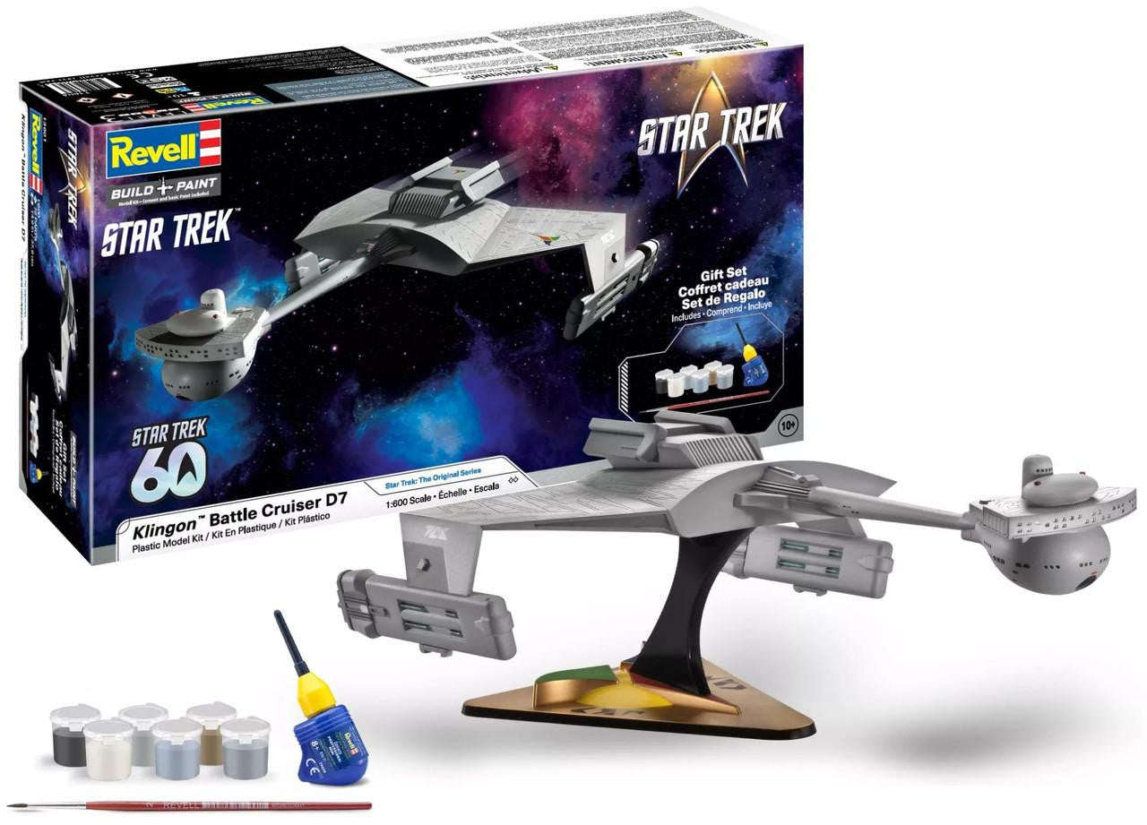 Revell 13601 1:600 Star Trek Klingon Battle Cruiser D7 Plastic Model Kit