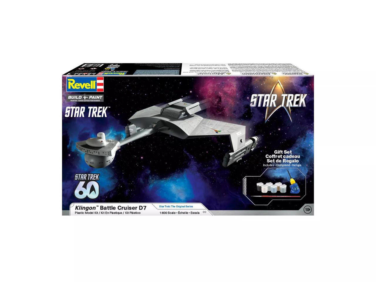 Revell 13601 1:600 Star Trek Klingon Battle Cruiser D7 Plastic Model Kit