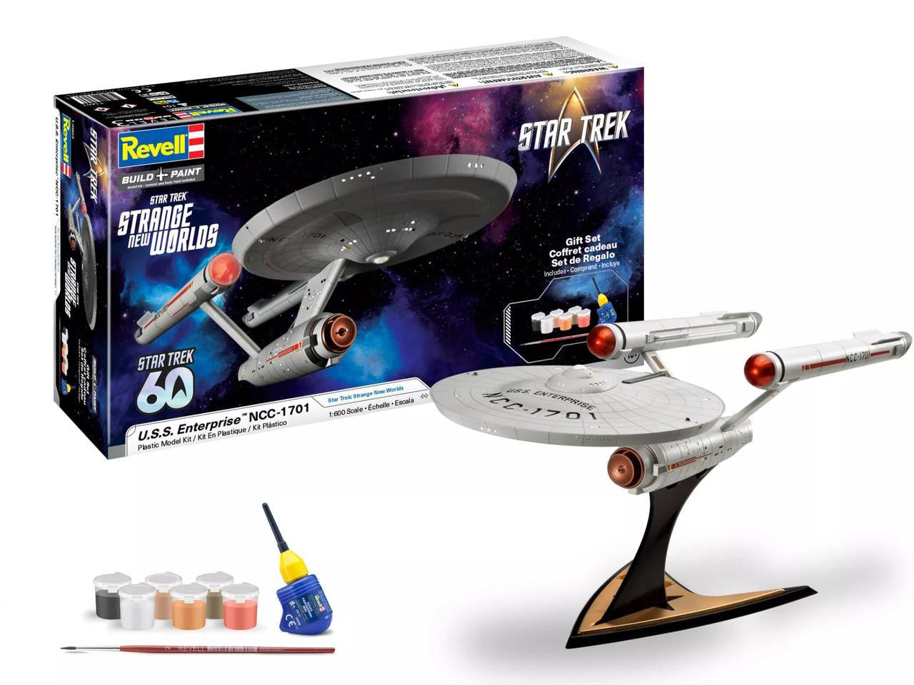 Revell 13603 1:600 Star Trek Strange New Worlds U.S.S. Enterprise NCC-1701 Kit