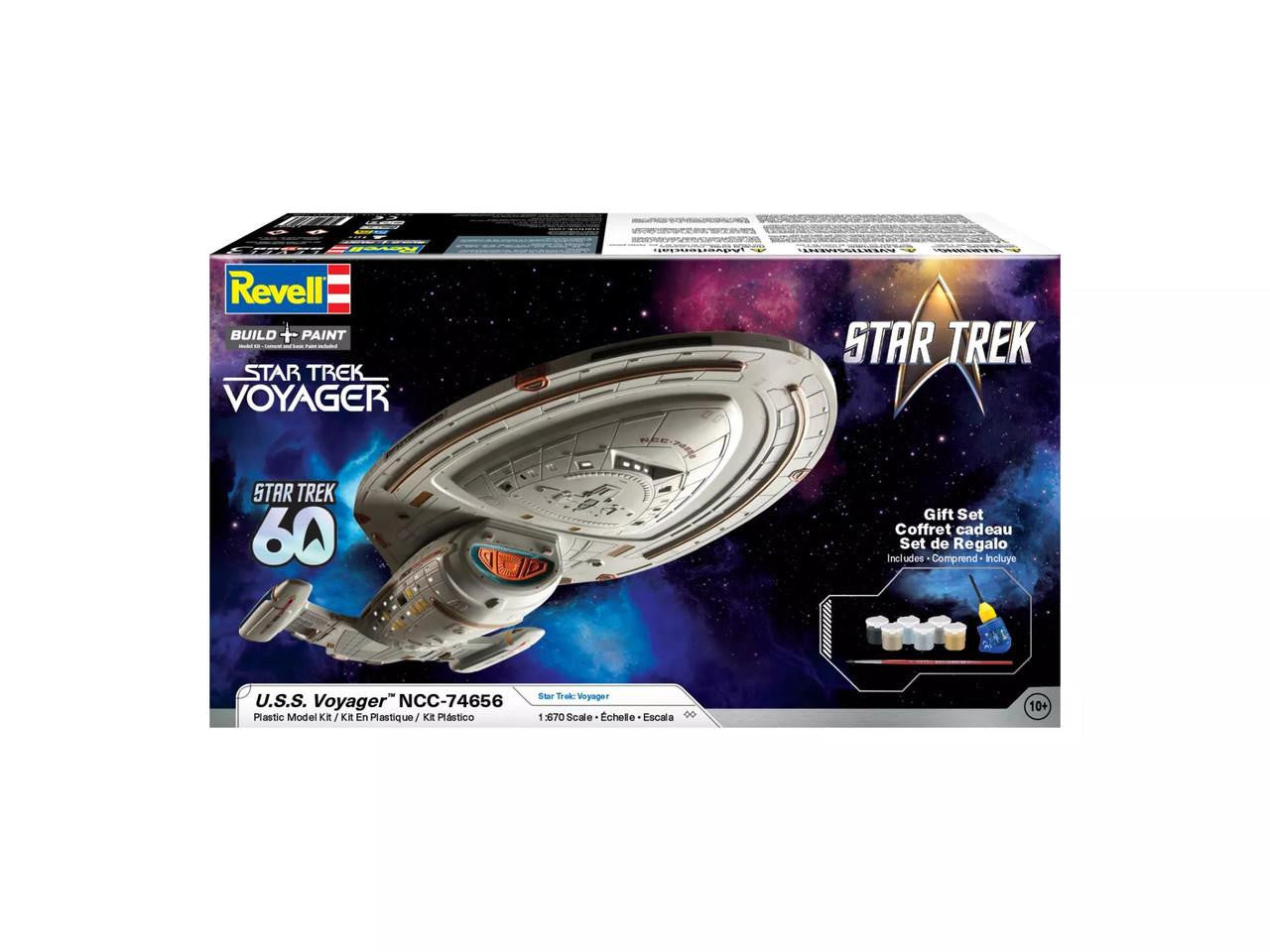 Revell 13604 1:670 Star Trek Voyager U.S.S. Voyager NCC-74656 Plastic Model Kit