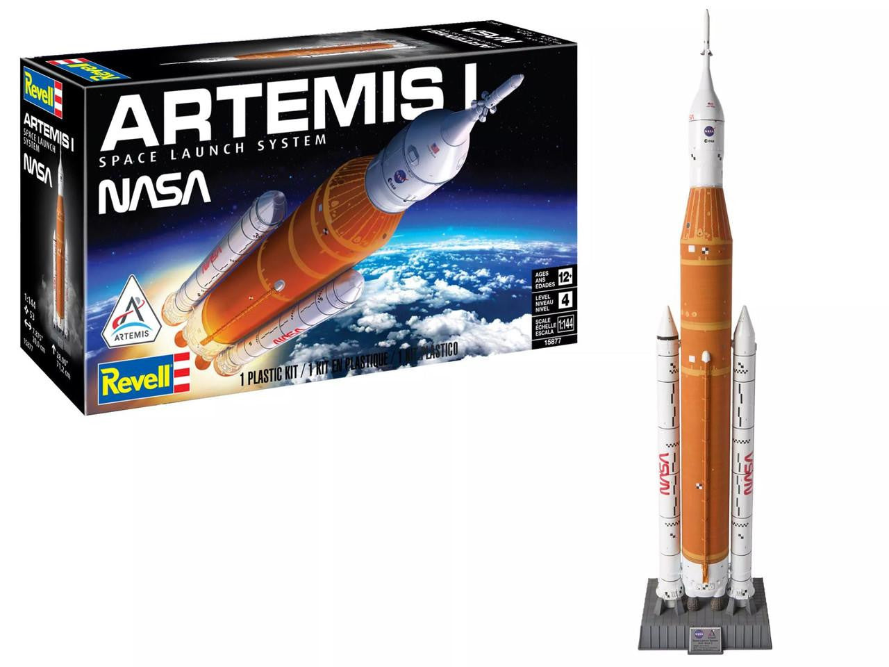 Revell 15877 1:144 NASA Artemis I Space Launch System Plastic Model Kit
