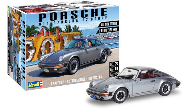 Revell 85-4521 1:24 Porsche 911 Carrera 3.2 Coupe 2N1 Plastic Model Kit