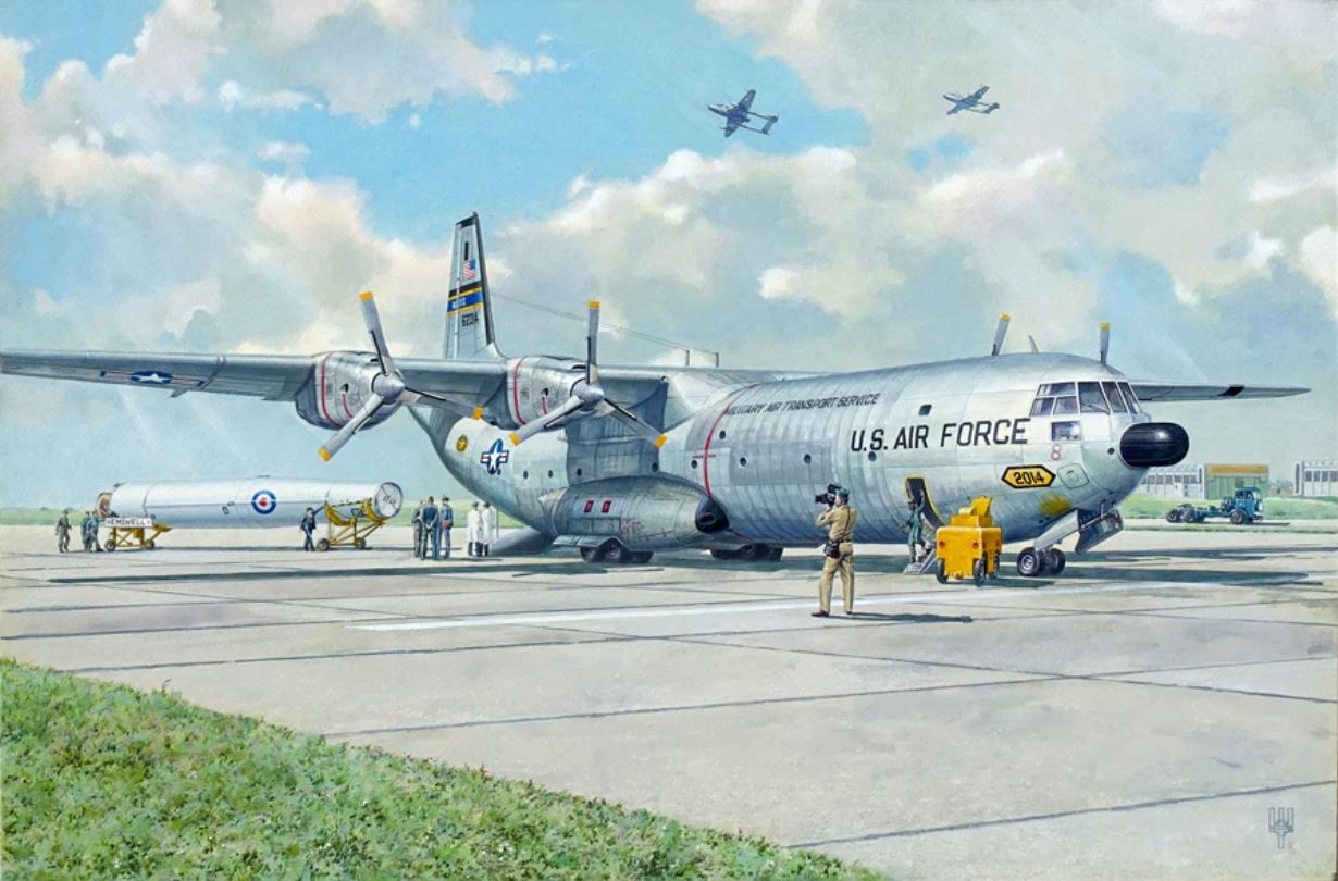 Roden Models 336 1:144 C-133A with PGM-17 Military Aircraft Plane Model Kit