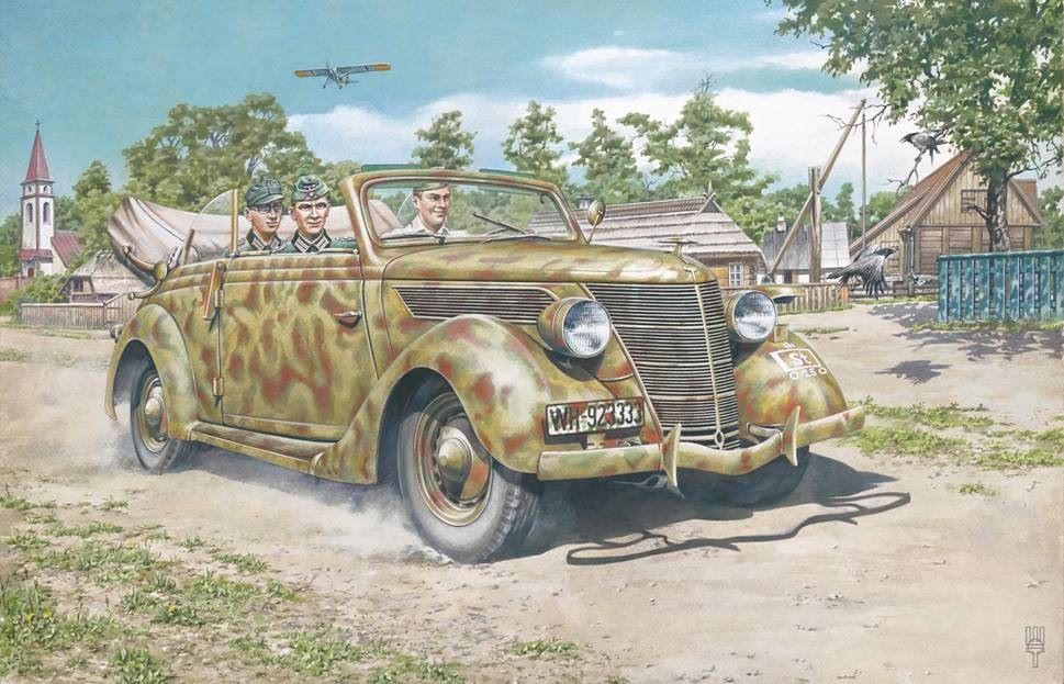 Roden Models 820 1/35 Ford V8G81 German Military Con