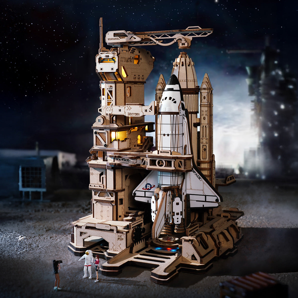 Robotime LKA02 ROKR Space Shuttle 3D Wooden Puzzle