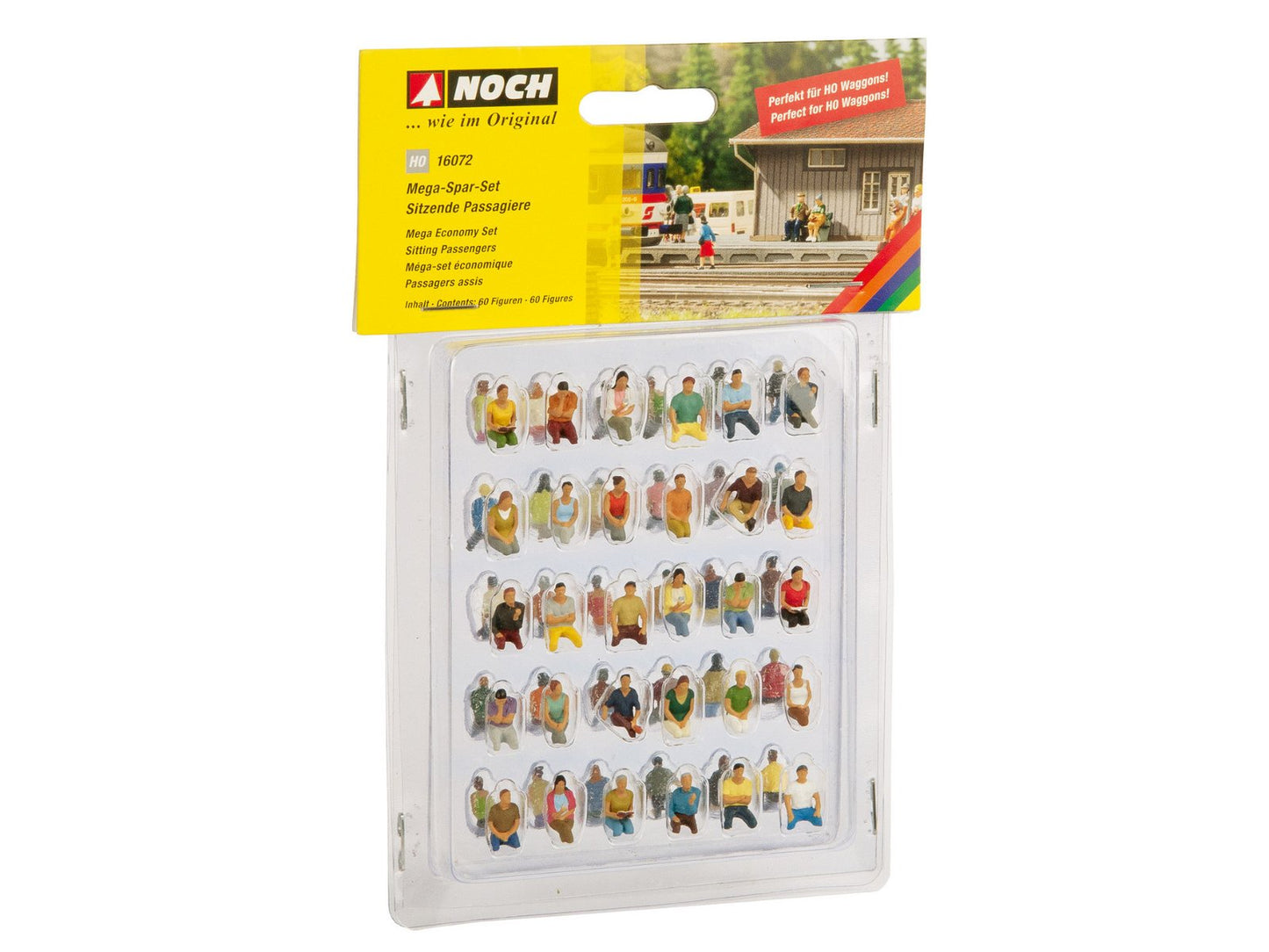 Noch 16072 HO Seated Passengers Mega Savings (Set of 60)