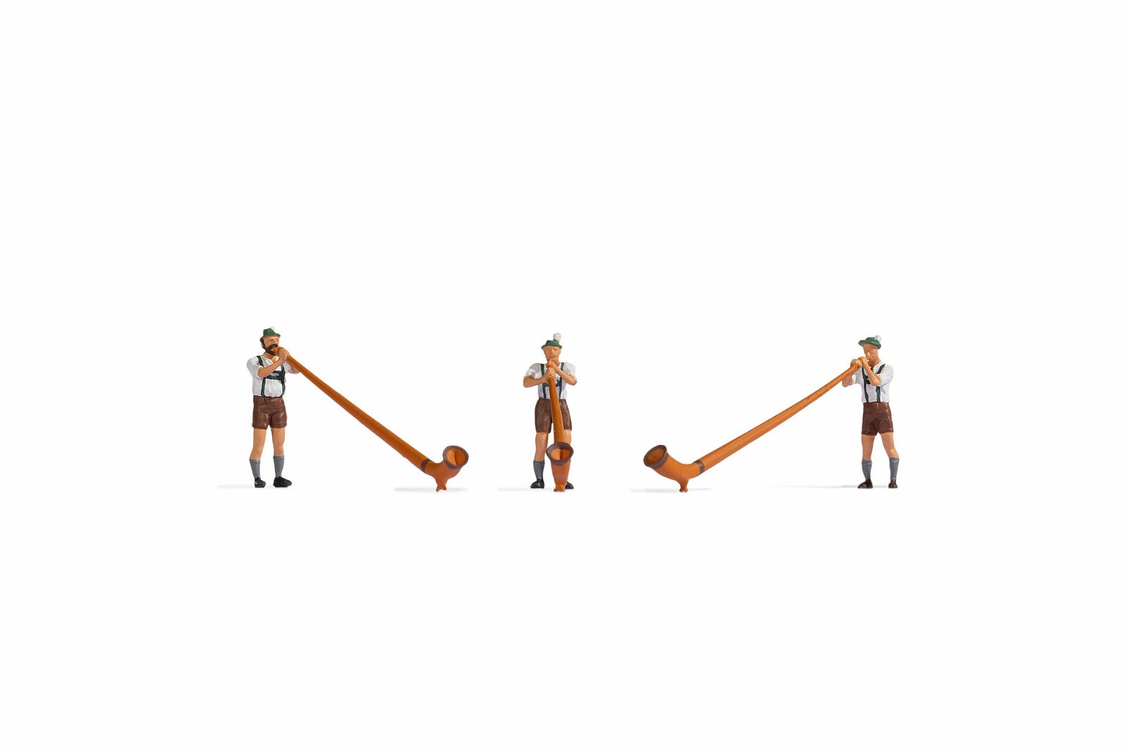 Noch 15579 HO Alphorn Players Figure (Set of 2)