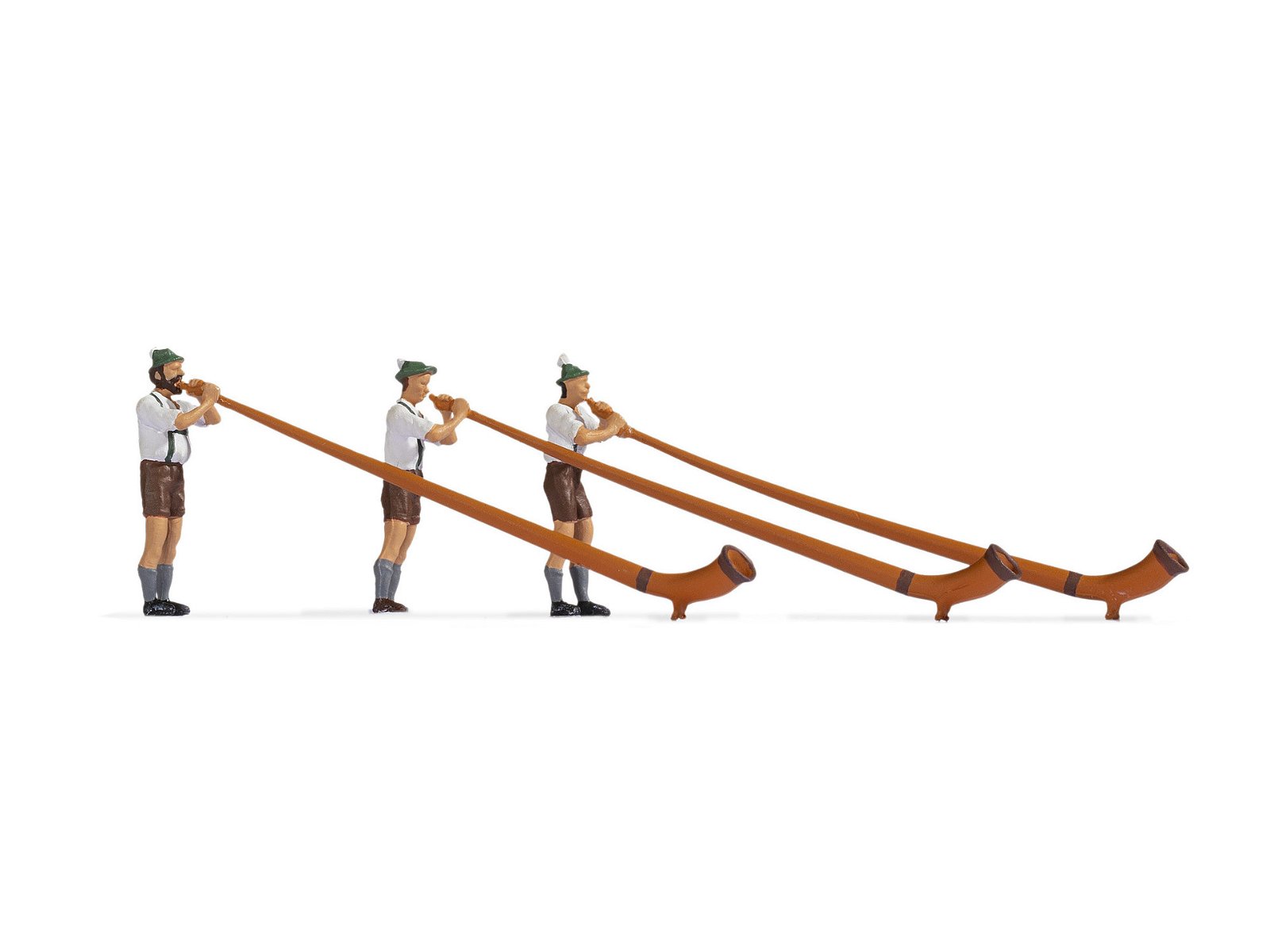 Noch 15579 HO Alphorn Players Figure (Set of 2)