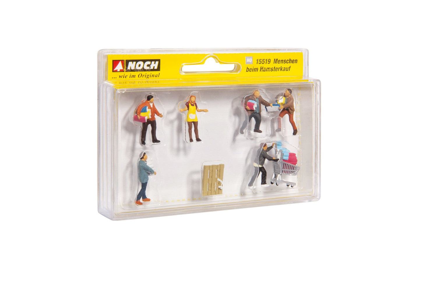 Noch 15519 HO People Panic Buying Figure (Set of 6)