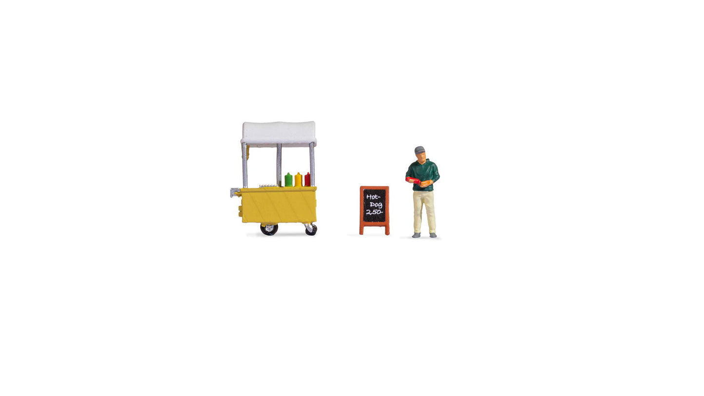 Noch 16505 HO Tiny Scenes Hotdog Van