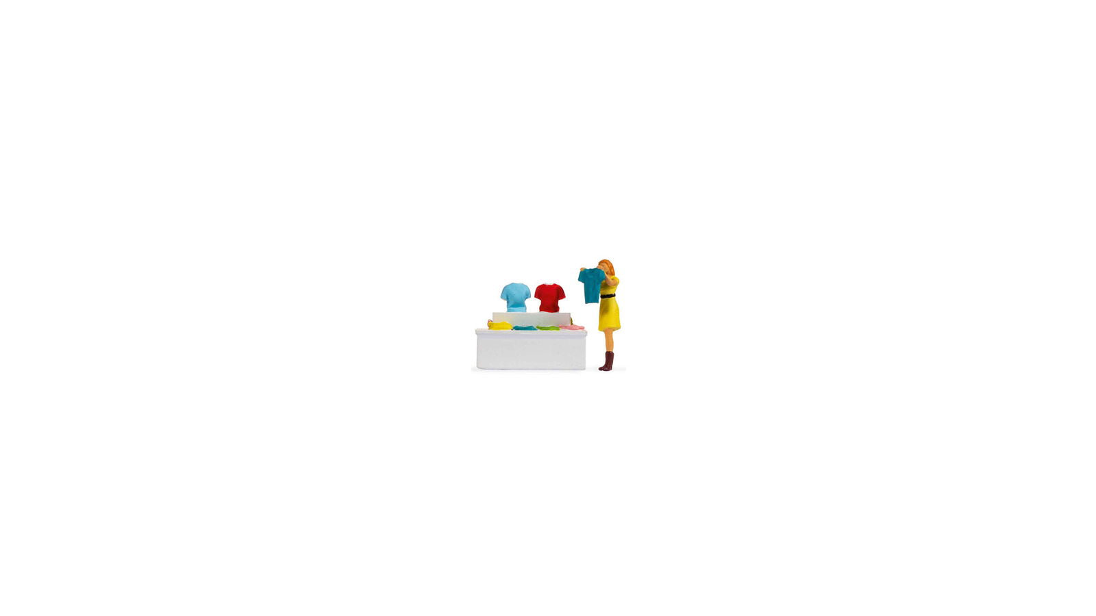 Noch 16508 HO Tiny Scenes Clothes Shopping