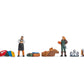 Noch 65618 HO Themed Set Medieval Market