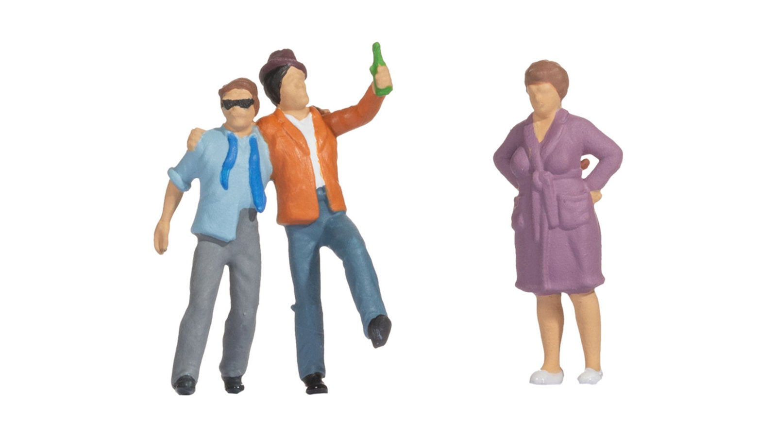 Noch 16606 HO Funny-Scenes 'Boozers' Figure (Set of 3)