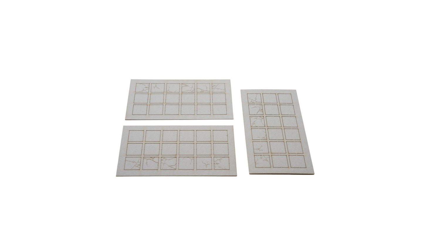 Noch 14629 N 1.3 x 1.3 cm Large Concrete Slabs Laser Cut Kit (Pack of 54)