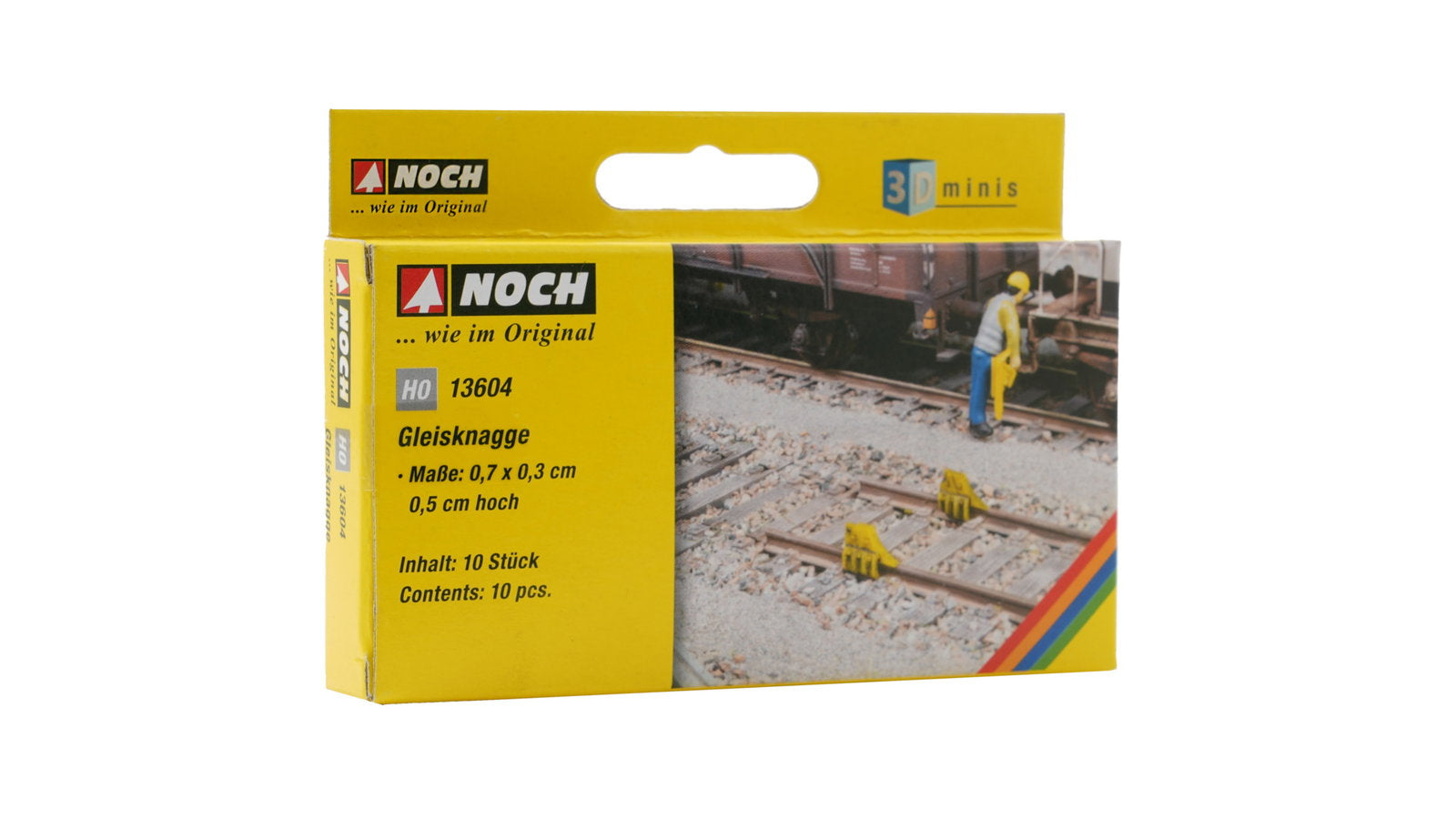 Noch 13604 HO Wheel Stop (Pack of 10)