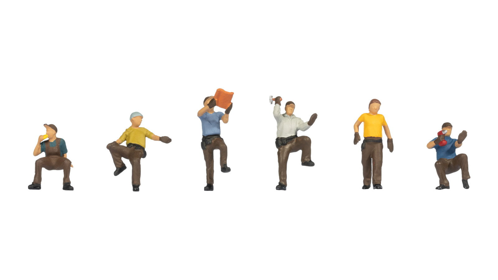 Noch 15049 HO Roofers Figure (Set of 6)
