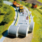 Noch 44100 Z Grey Country Road with Broken Center 2.5 Wide x 100 Lenght cm