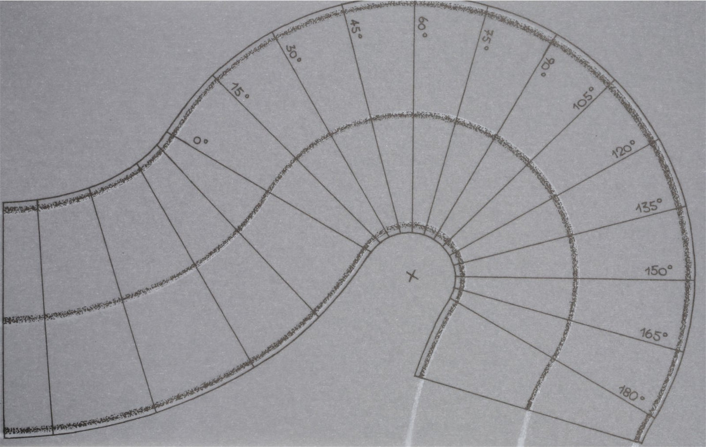 Noch 60710 HO 6.6 cm Wide Grey Country Road Curve (Pack of 2)