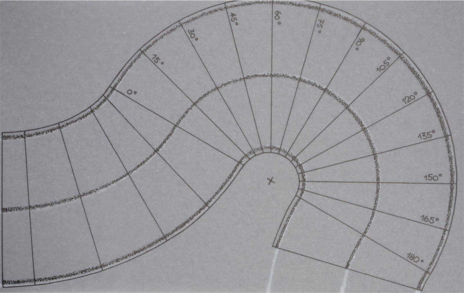 Noch 60710 HO 6.6 cm Wide Grey Country Road Curve (Pack of 2)