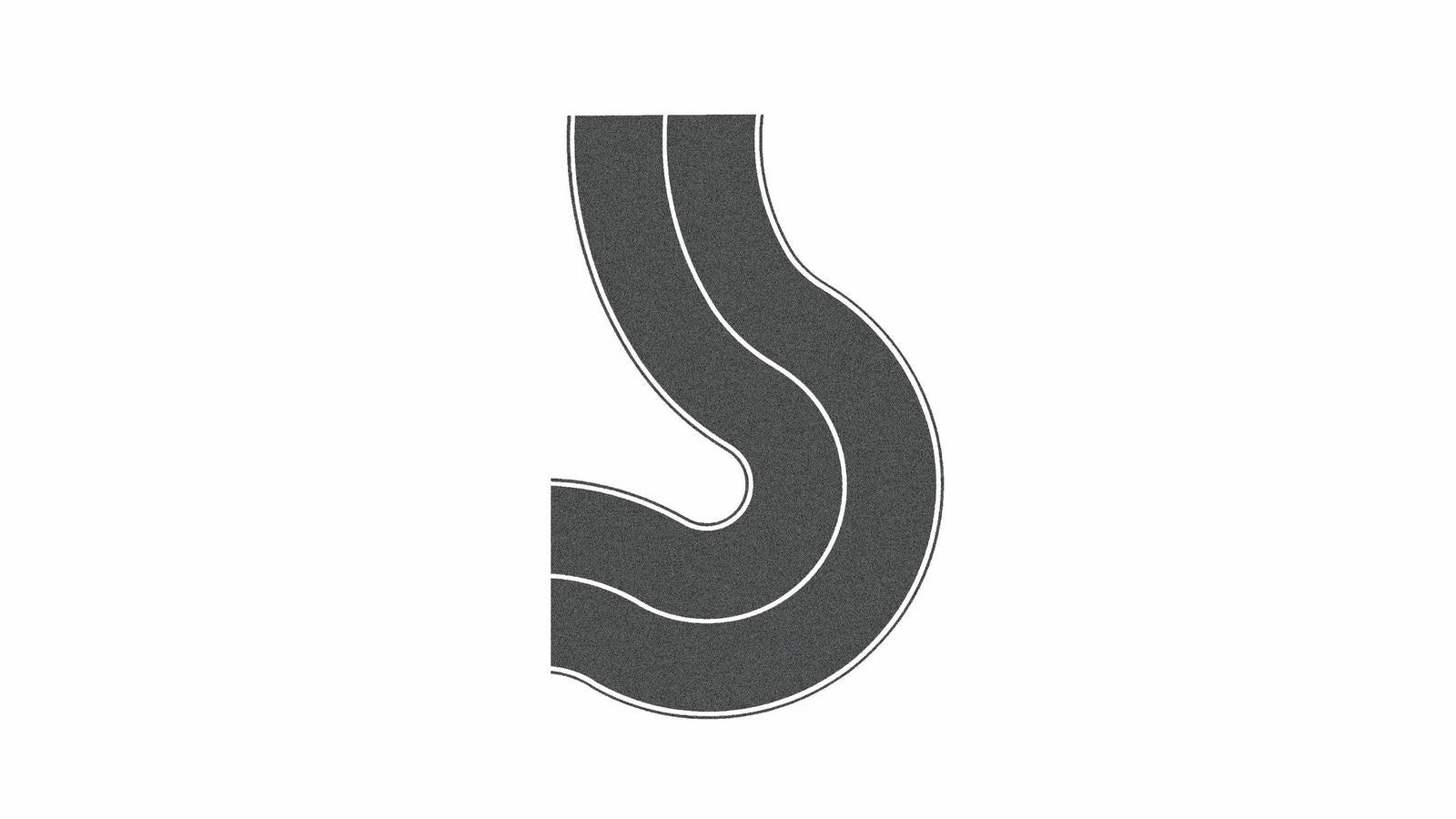 Noch 60701 HO 8?cm wide Asphalt Federal Road Curve (Pack of 2)