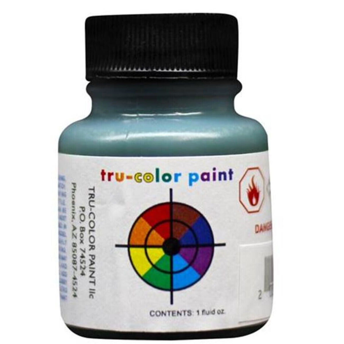 Tru-Color 887 All Scale NP Dark Green Acrylic Paint - 1 oz. Paint Bottle