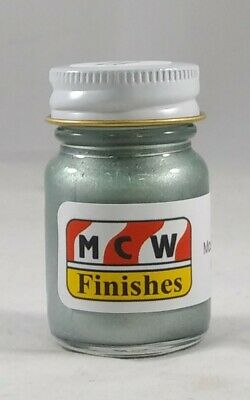 MCW Finishes 6603E Mosport Green Met. Enamel Automotive Paint - 15 ml. Bottle