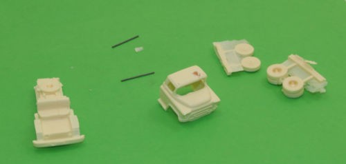 Resin Unlimited 301 HO 1956 Cab-Over Semi Tractor Unpainted Resin Kit