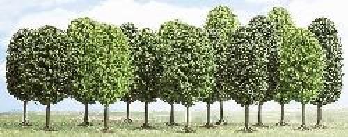 Busch 6585 N/Z Deciduous Trees (Set of 15)