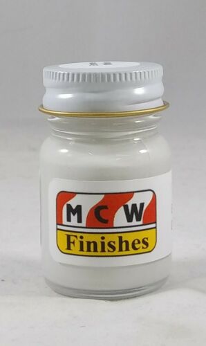 MCW Finishes 6002E Ermine White Enamel Model Paint - 15 ml. Bottle