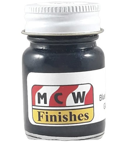MCW Finishes 6611 Blue Charcoal Met Enamel Paint - 15 ml. Bottle (Pack of 6)