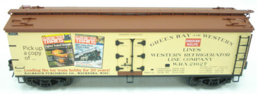 Atlas 8184 O Gauge Classic Toy Trains Wood Refrigerator Car #21027 (3-Rail) NIB