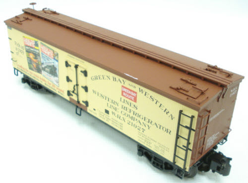Atlas 8184 O Gauge Classic Toy Trains Wood Refrigerator Car #21027 (3-Rail) NIB