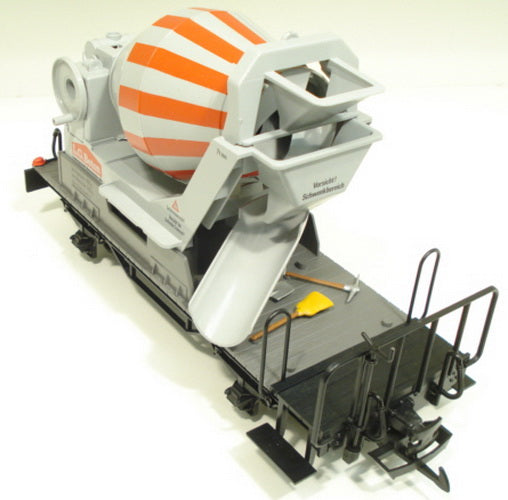 LGB 4055 G Scale LG Beton Flatcar w/Cement Mixer NIB