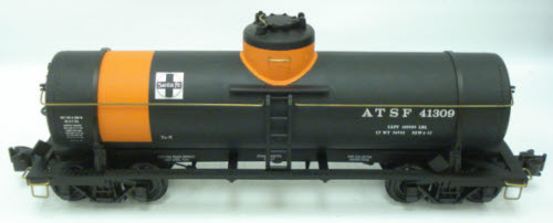 Aristo-Craft 41309 G Scale Santa Fe Single Dome Tank Car