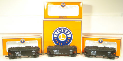 Lionel 6-21873 O Gauge Pittsburg & Lake Erie Offset Hopper Cars (Set of 3)