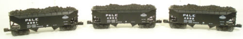 Lionel 6-21873 O Gauge Pittsburg & Lake Erie Offset Hopper Cars (Set of 3)