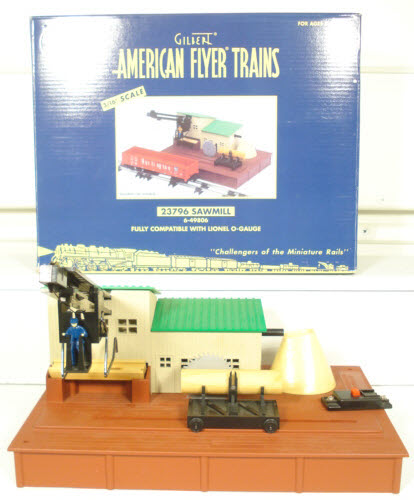 American Flyer 6-49806 S Scale Operating Sawmill LN/Box